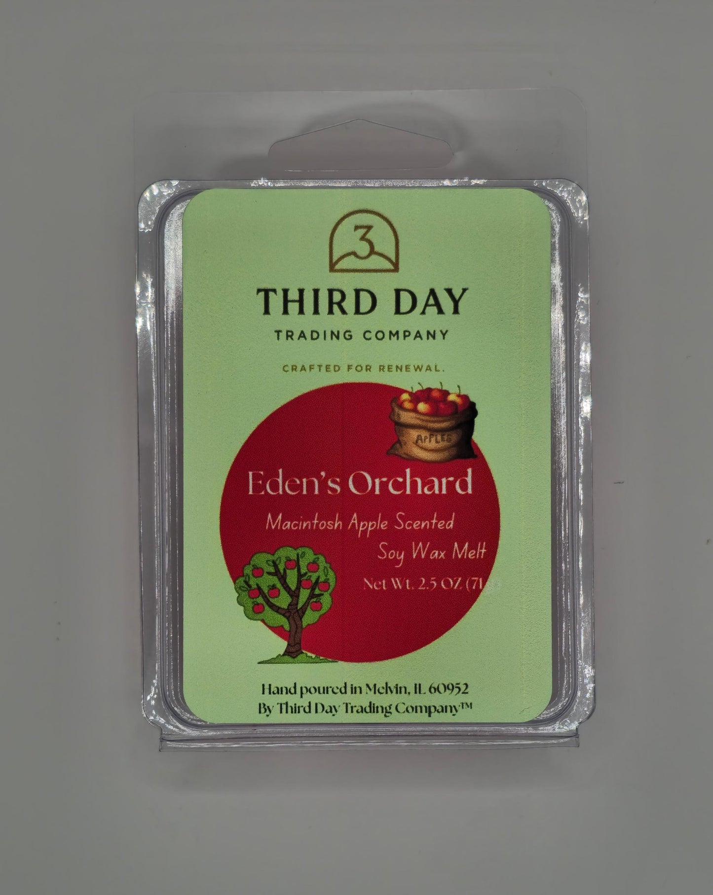 Macintosh Apple Soy Wax Melt | Eden's Orchard Scent