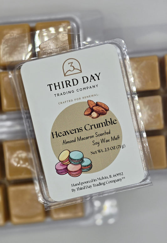 Almond Macaron Scented Soy Wax Melt | Heaven’s Crumble