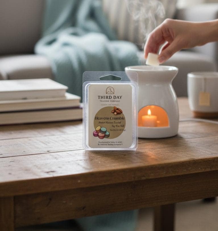 Almond Macaron Scented Soy Wax Melt | Heaven’s Crumble